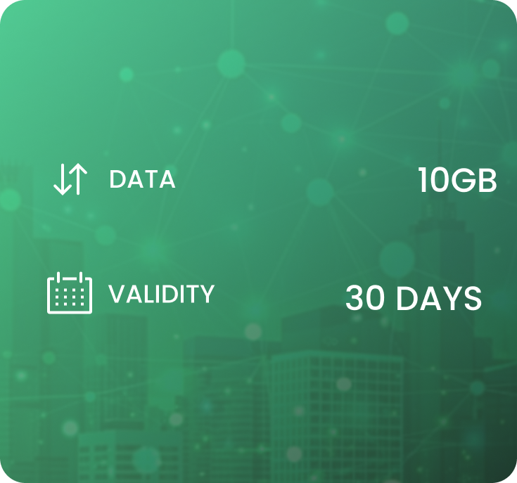 United States of America (30 days, 10GB)