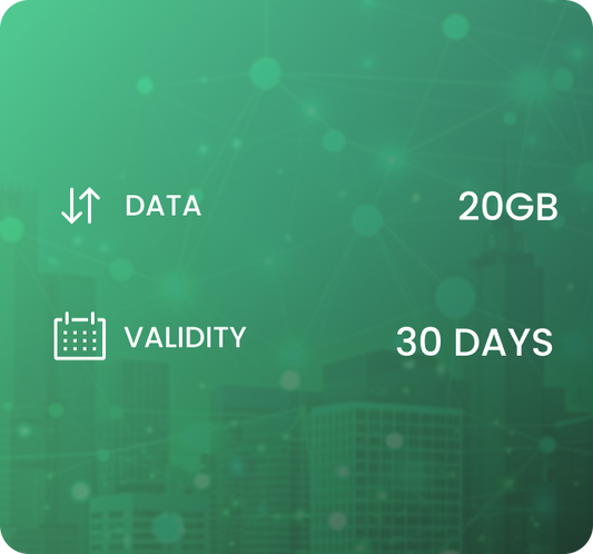 United States of America eSIM Plan 30 Days 20GB | FlexSim
